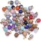 8pcs Natural Stone Pendants,Bean Shape Natural Semi-Precious Stone Pendant Charms(13x18mm) Charms for DIY Jewelry Making Necklace Bracelet